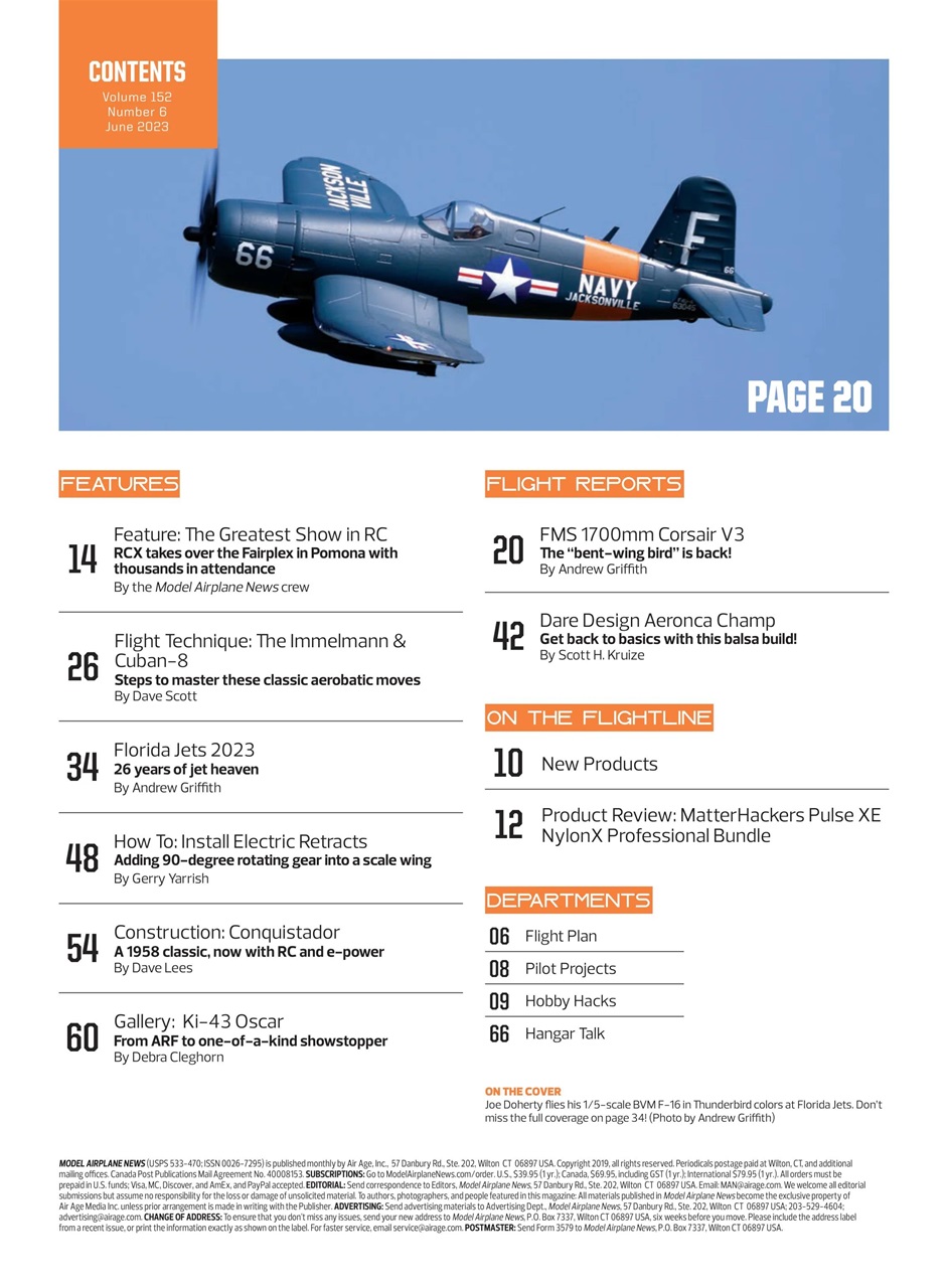 Model Airplane News Preview Pages