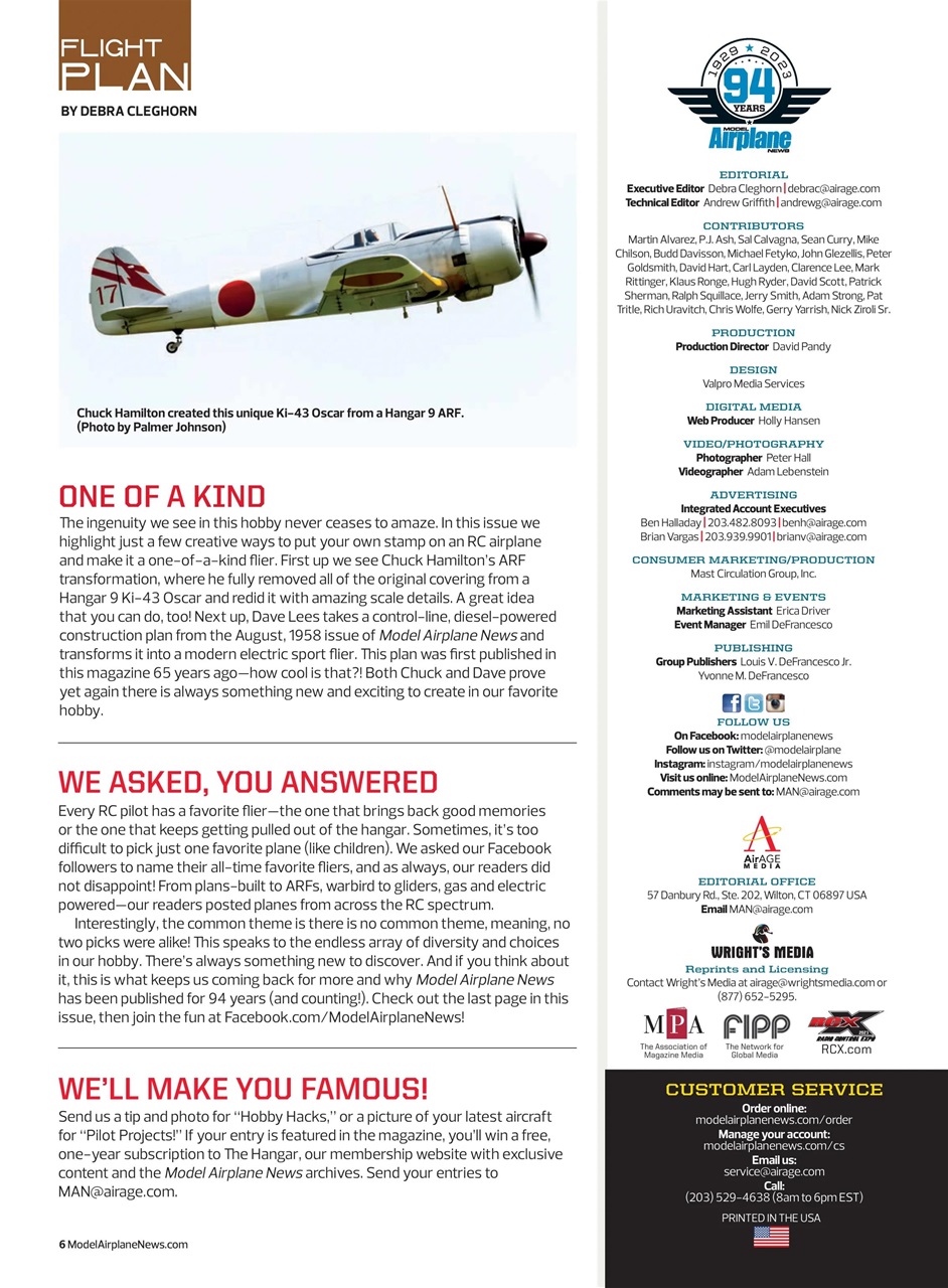 Model Airplane News Preview Pages