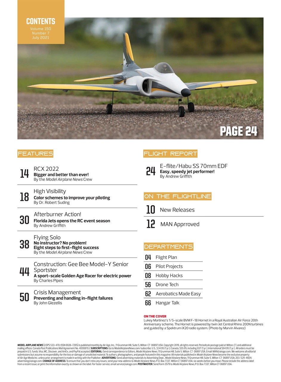 Model Airplane News Preview Pages