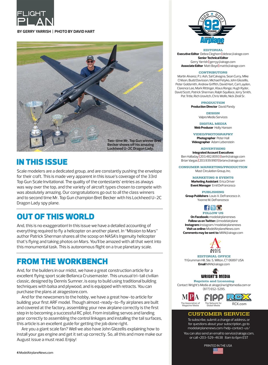 Model Airplane News Preview Pages