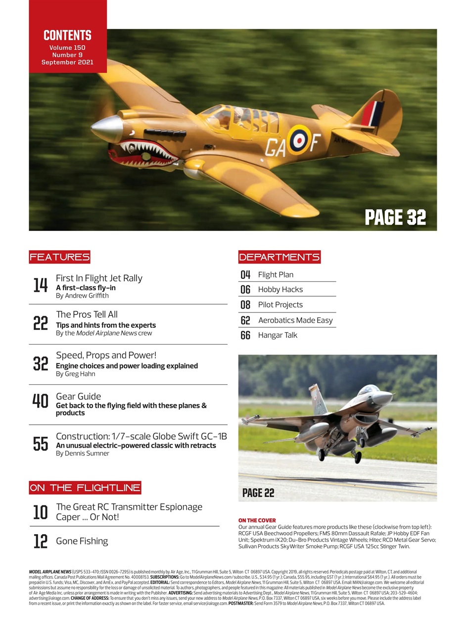 Model Airplane News Preview Pages