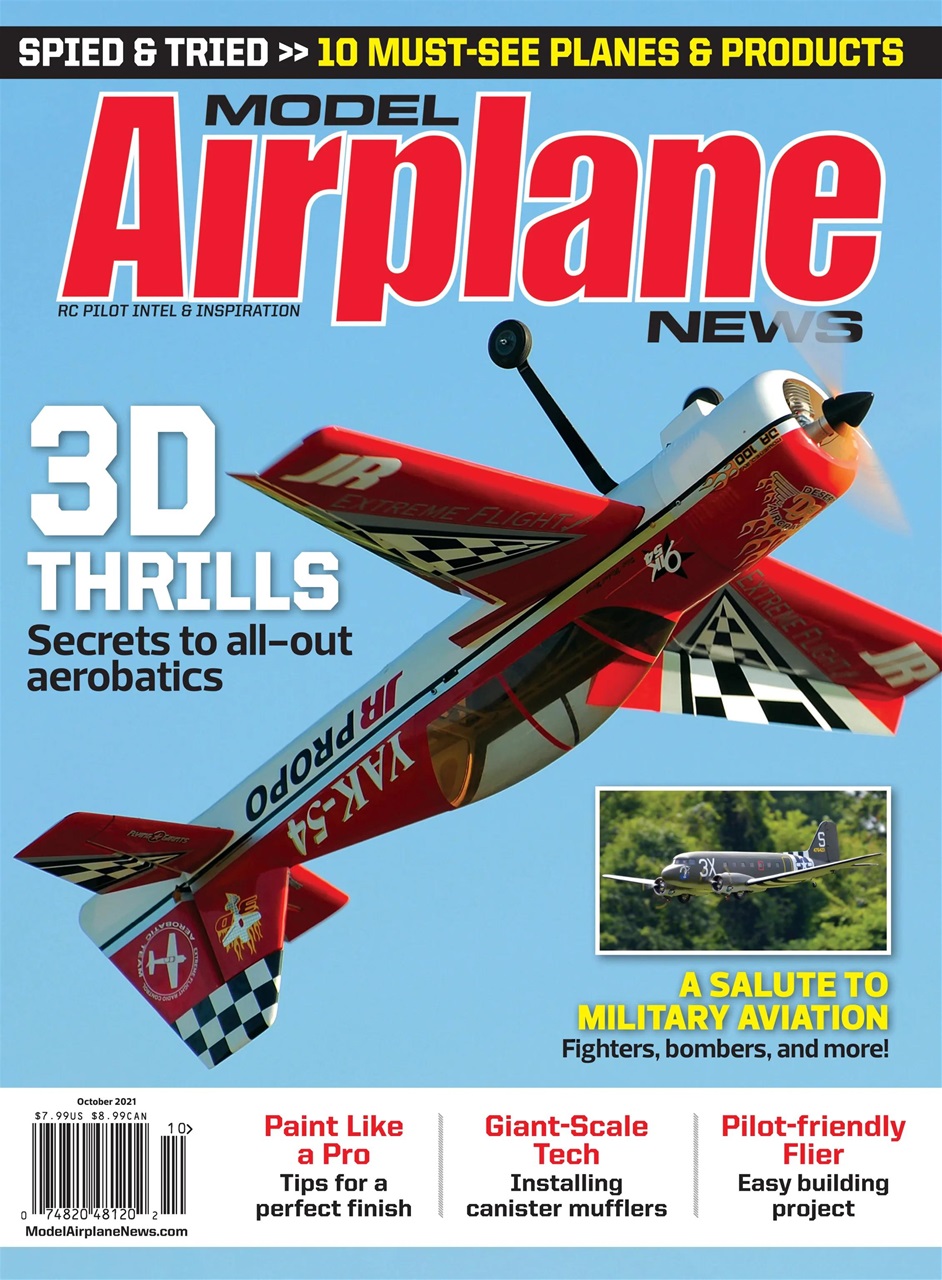 Model Airplane News Magazine - October 2021 Back Issue