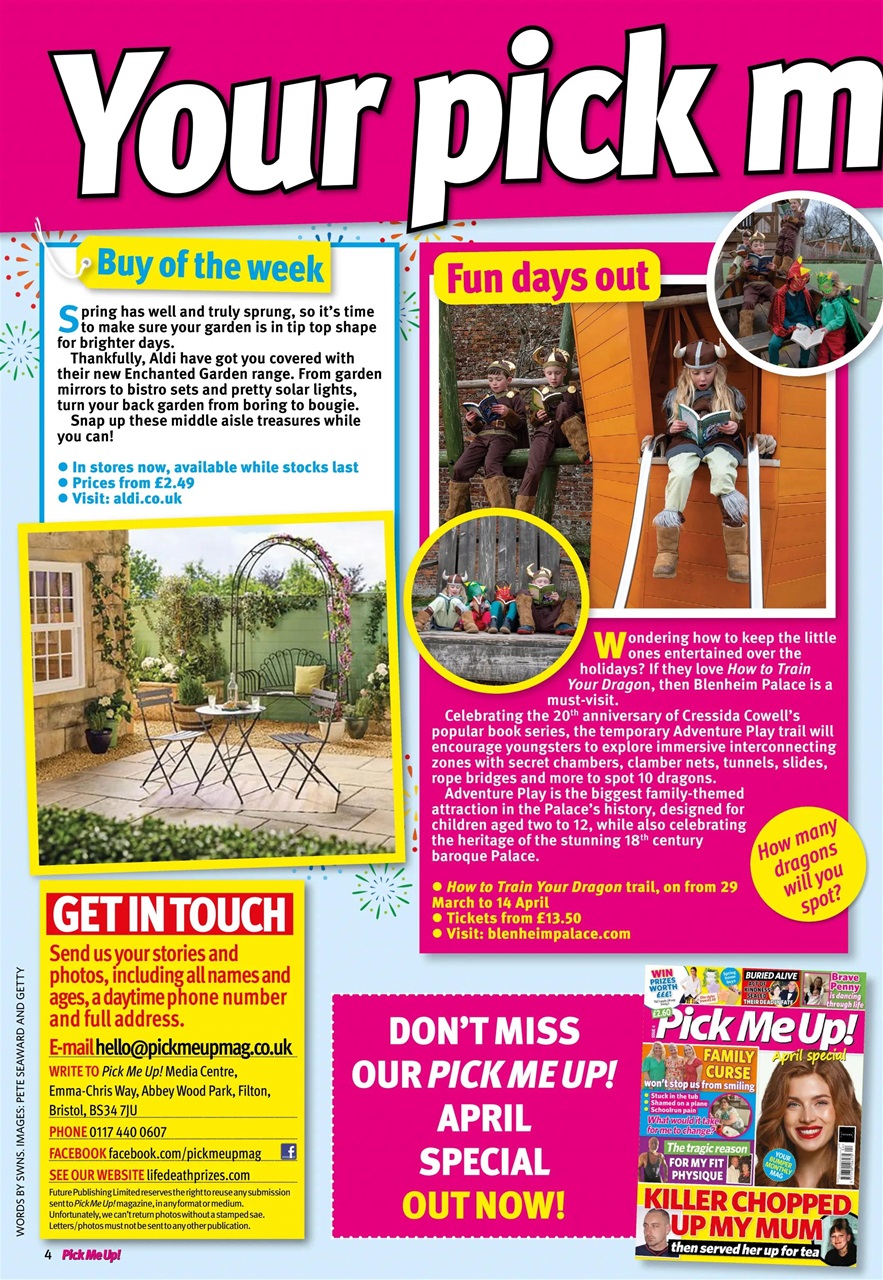 Pick Me Up Preview Pages