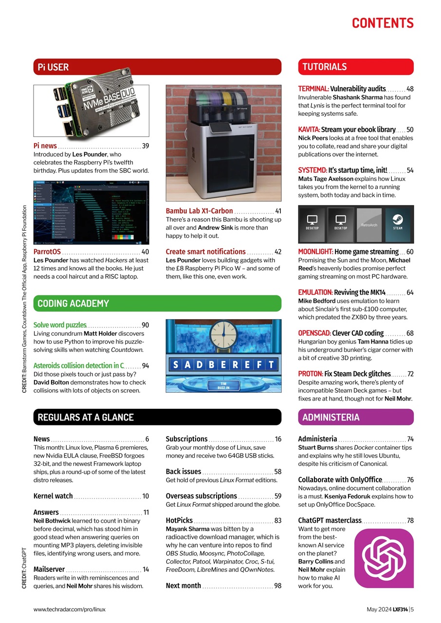 Linux Format Preview Pages