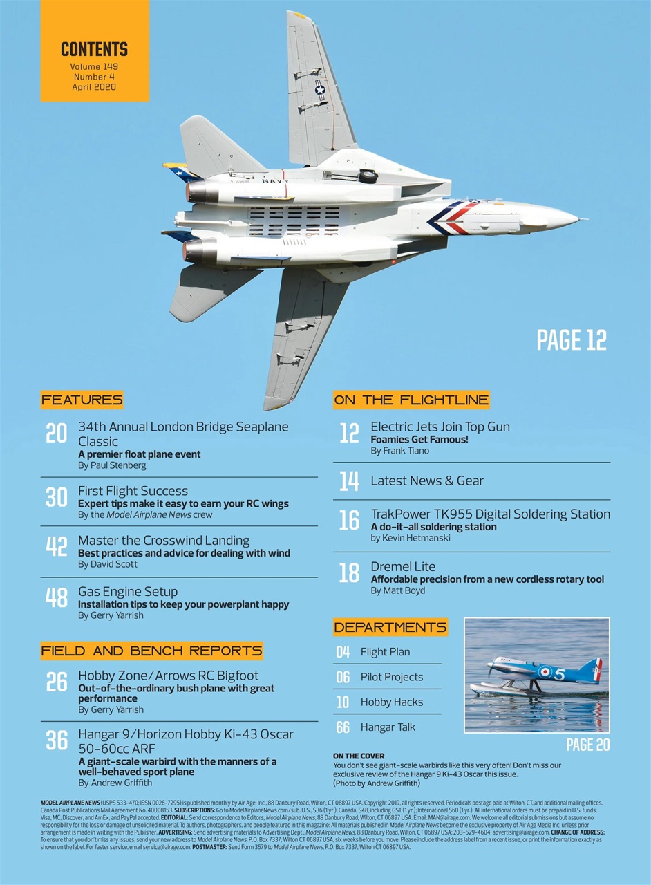 Model Airplane News Preview Pages