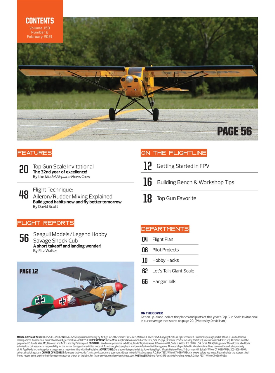 Model Airplane News Preview Pages