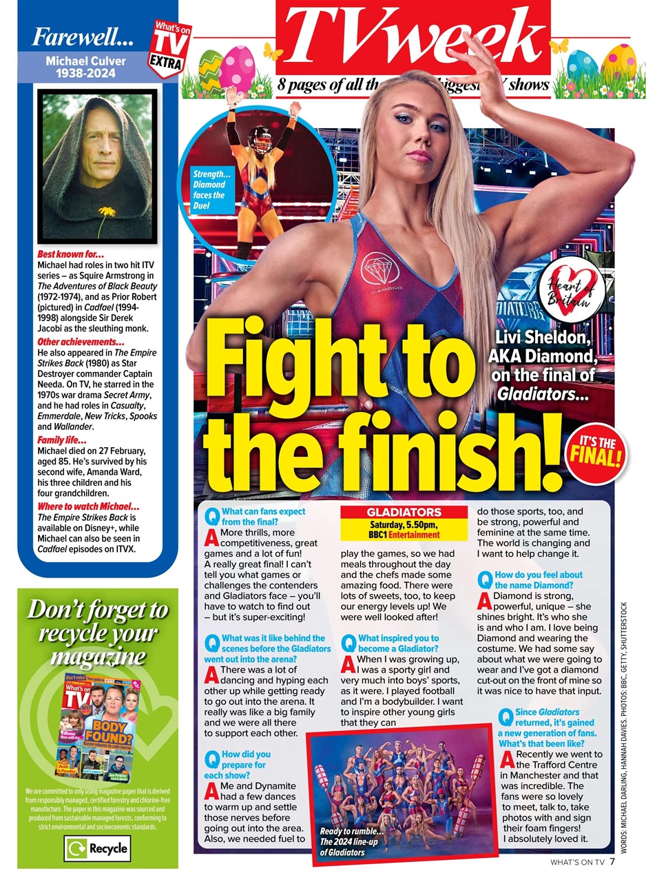 What's on TV Preview Pages