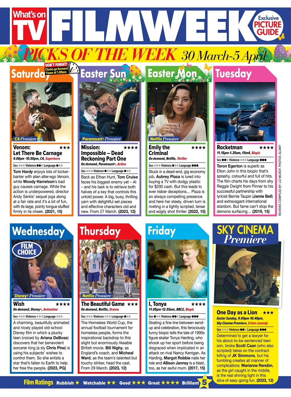 What's on TV Preview Pages