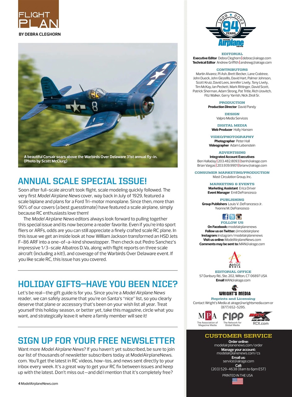 Model Airplane News Preview Pages