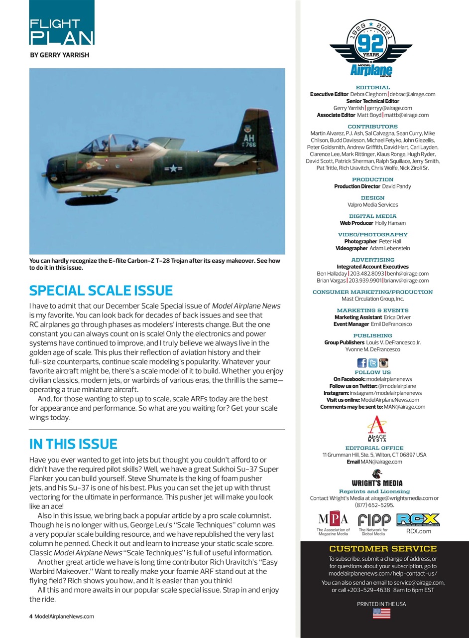 Model Airplane News Preview Pages