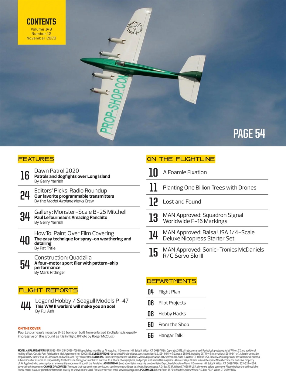 Model Airplane News Preview Pages