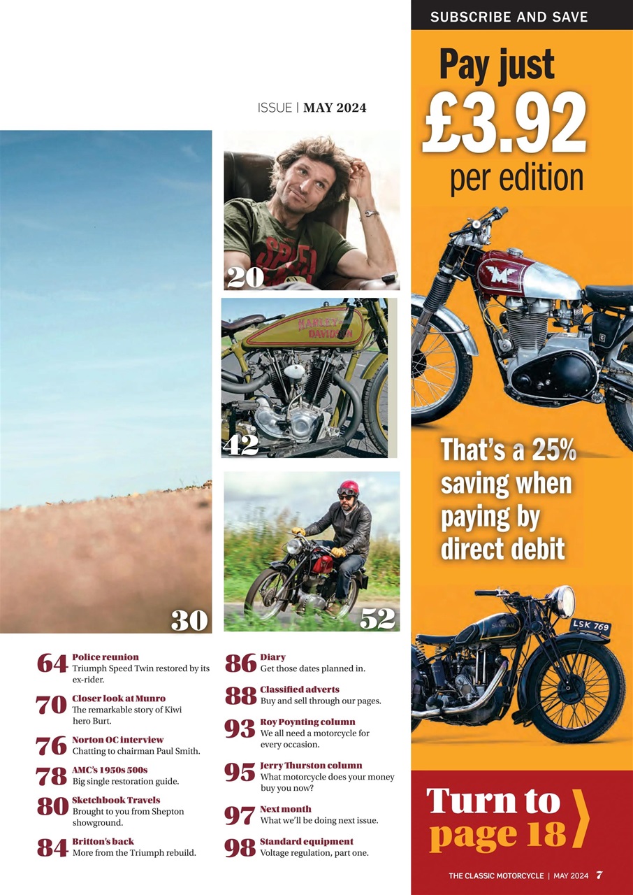 The Classic MotorCycle Preview Pages