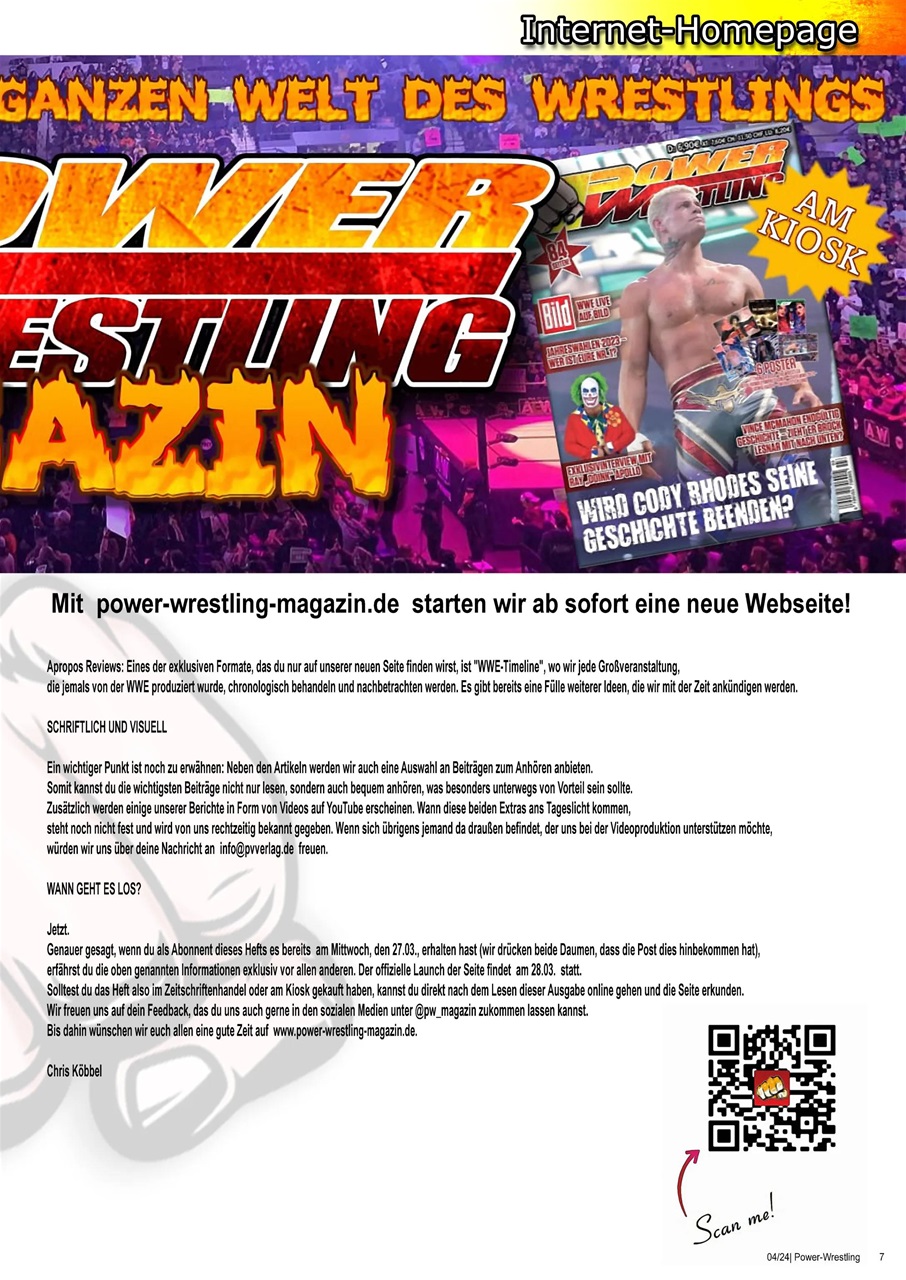 Power-Wrestling Preview Pages
