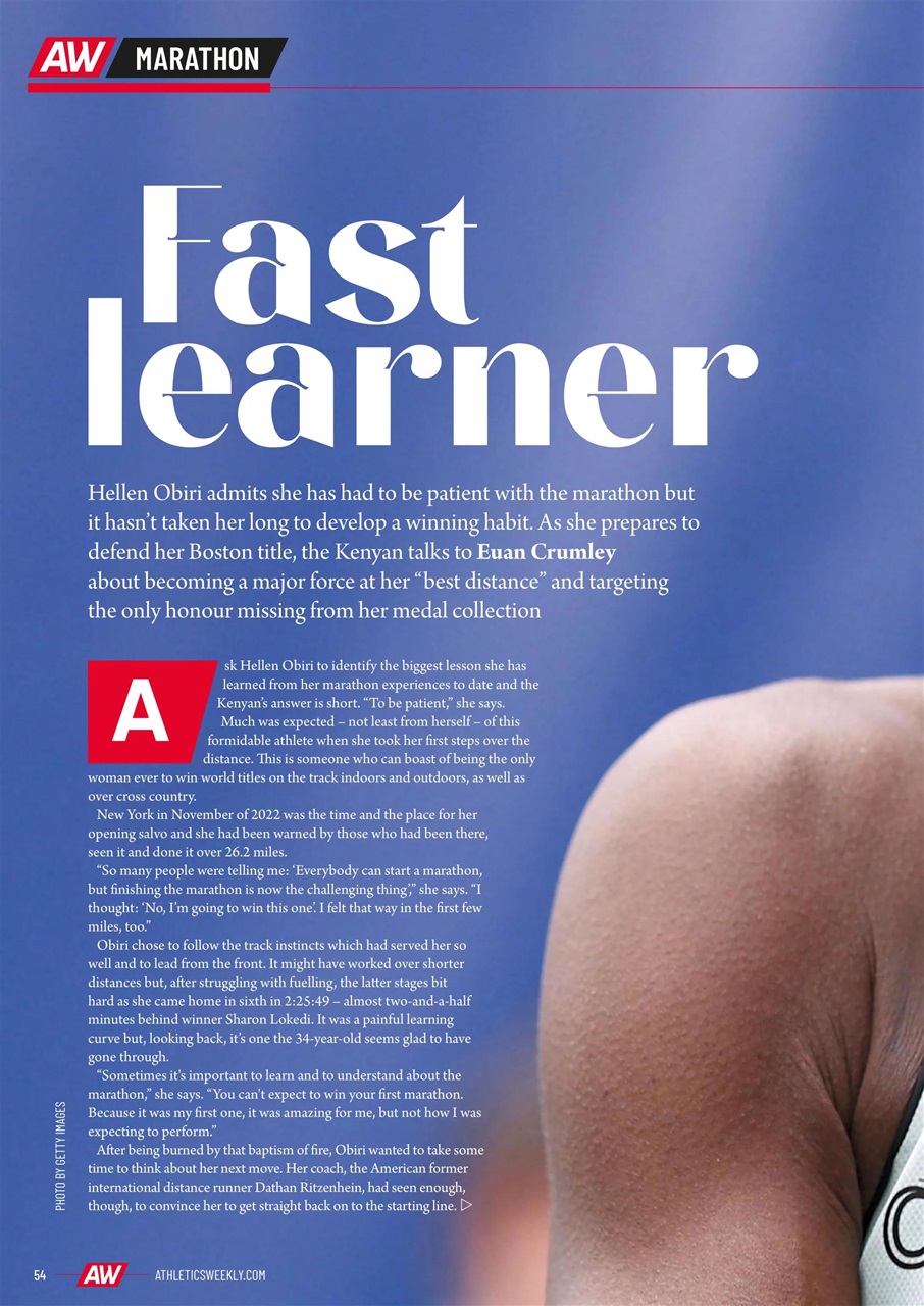 AW – Athletics Weekly Magazine Preview Pages