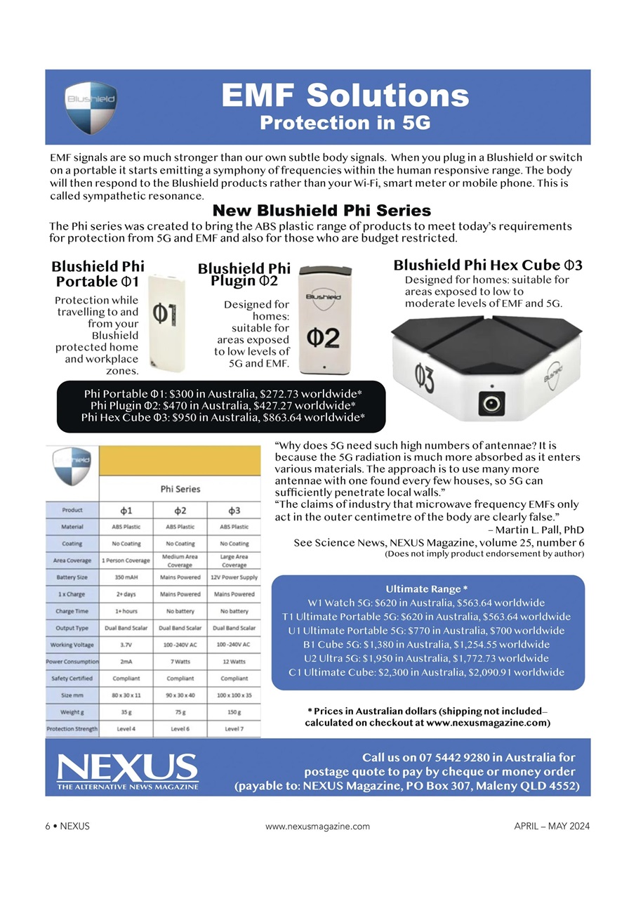 Nexus Magazine Preview Pages