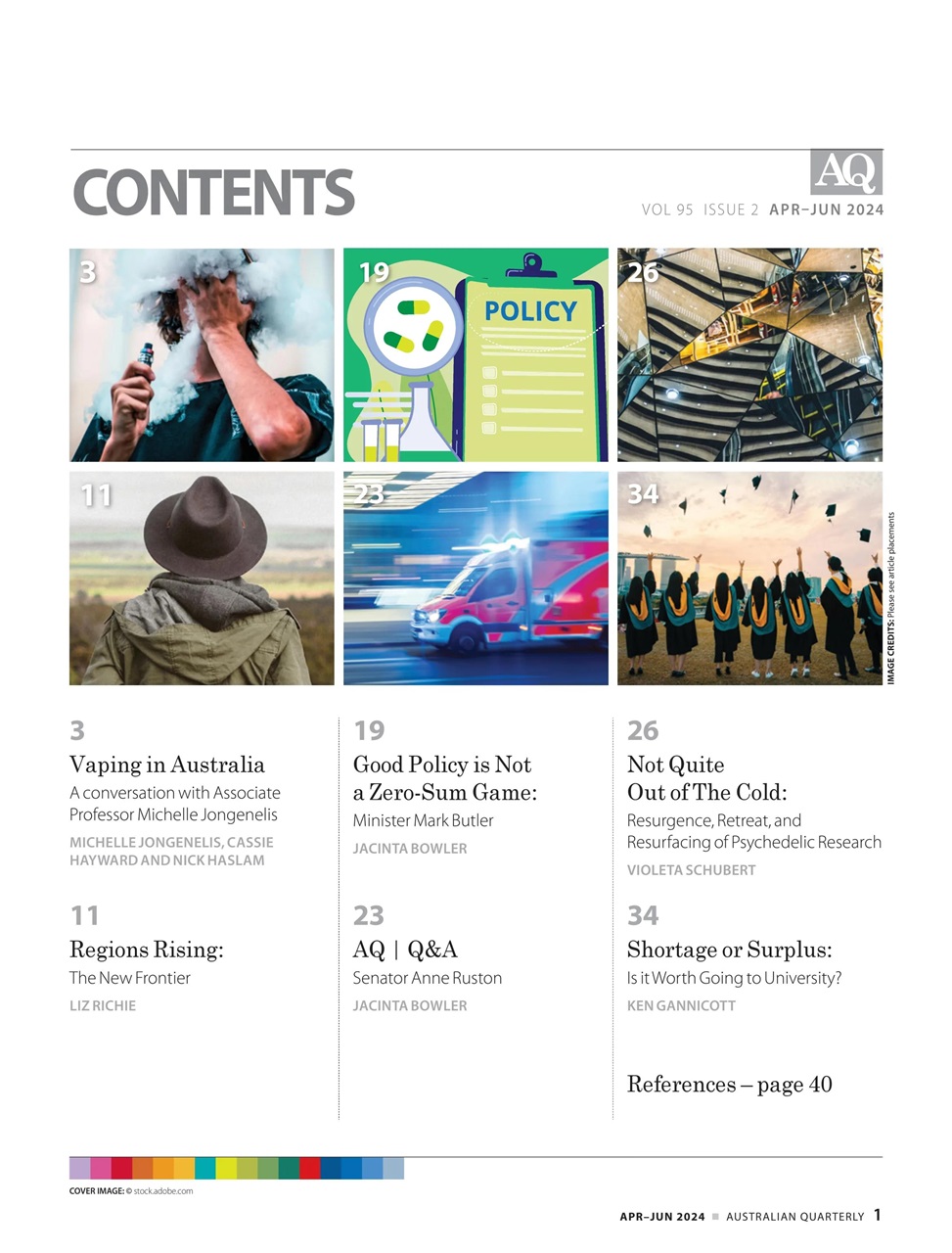 AQ: Australian Quarterly Preview Pages