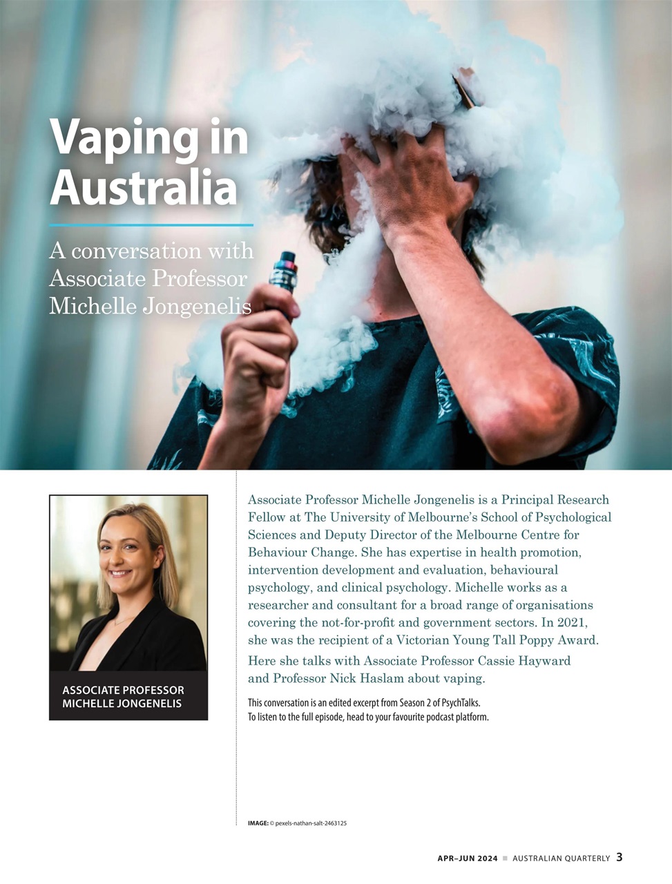 AQ: Australian Quarterly Preview Pages