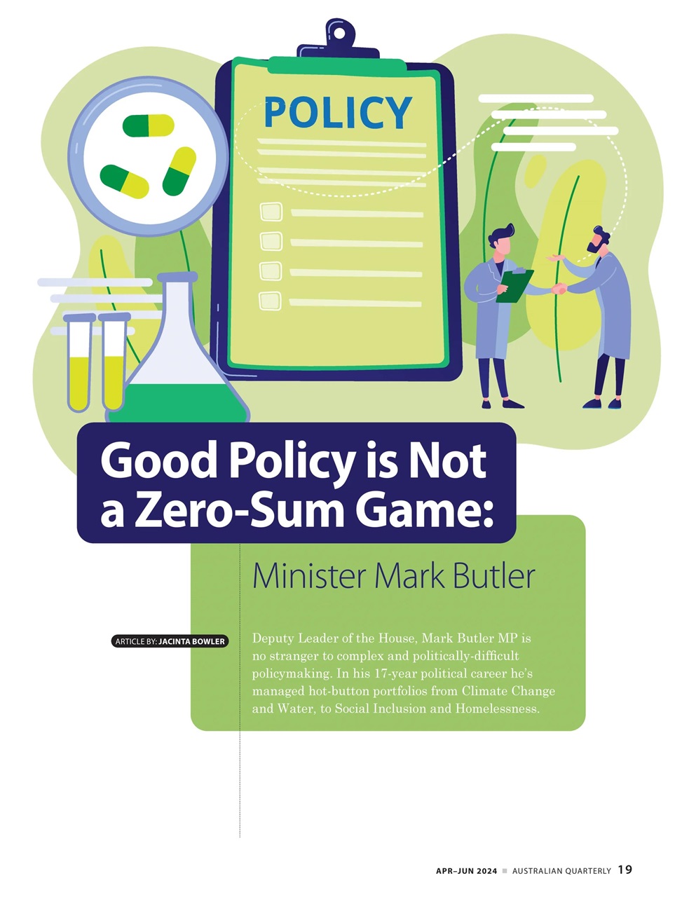 AQ: Australian Quarterly Preview Pages