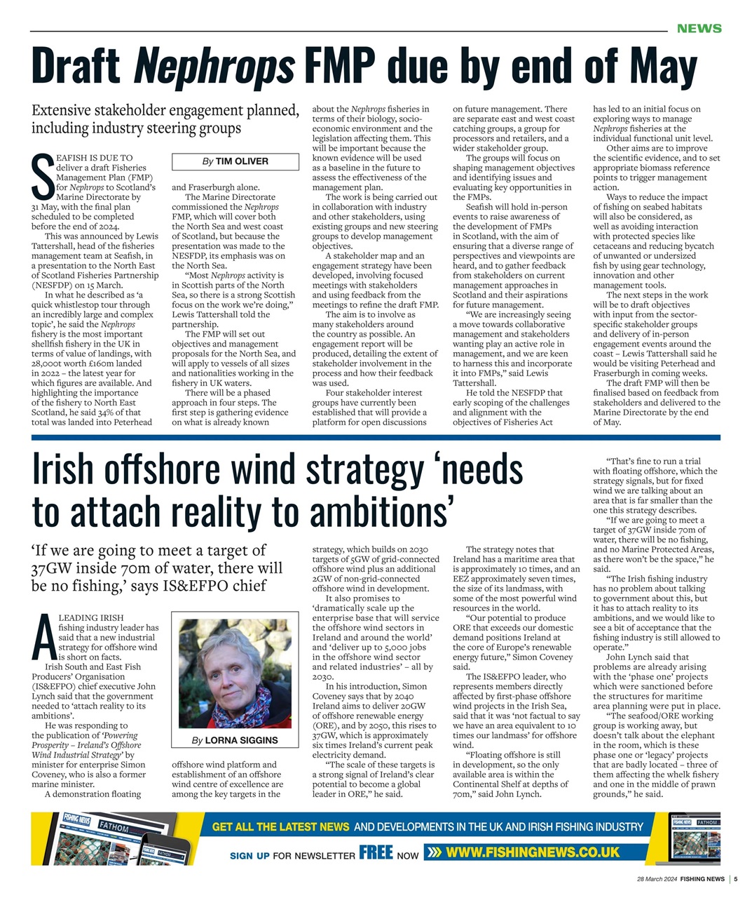 Fishing News Preview Pages