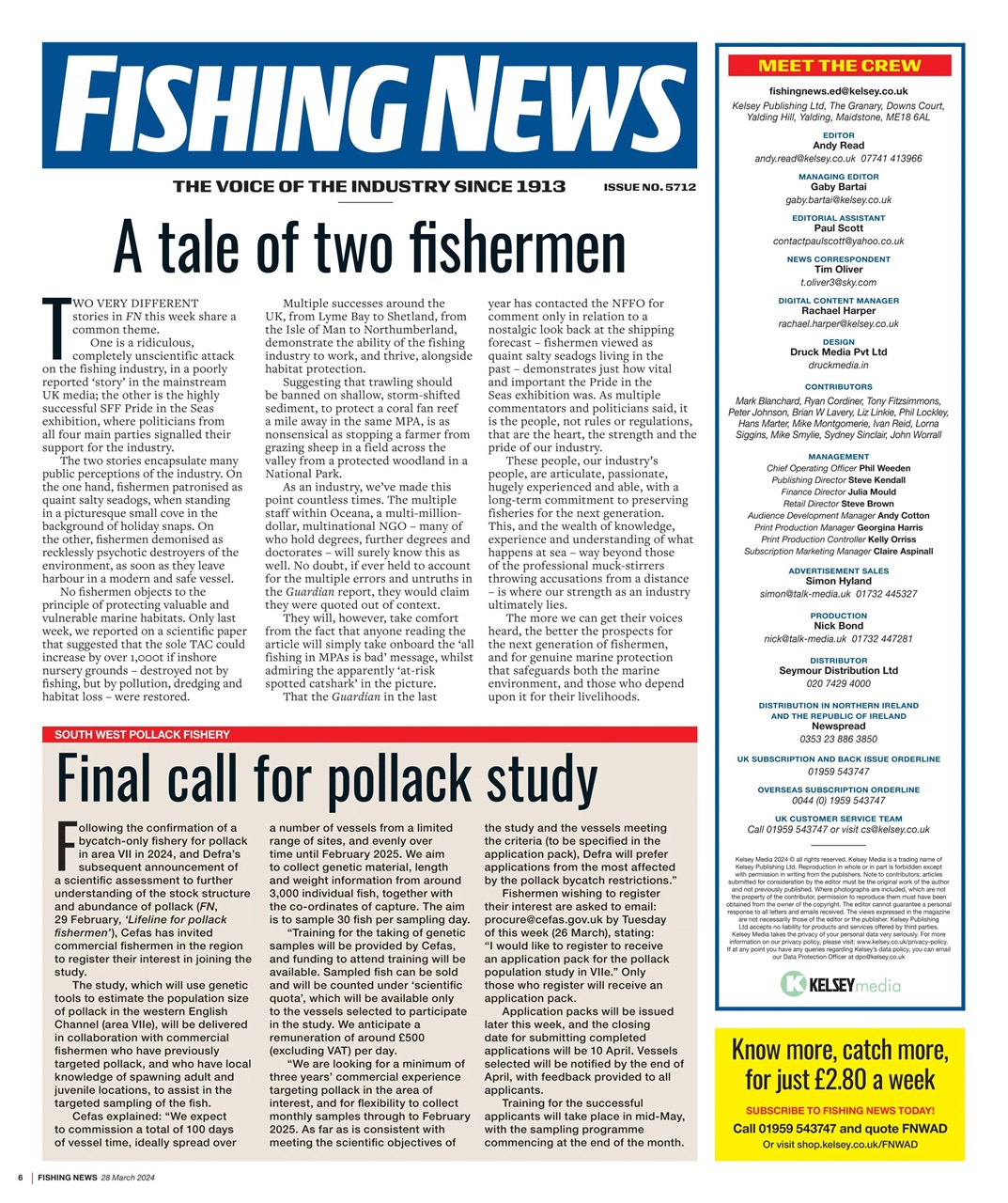Fishing News Preview Pages