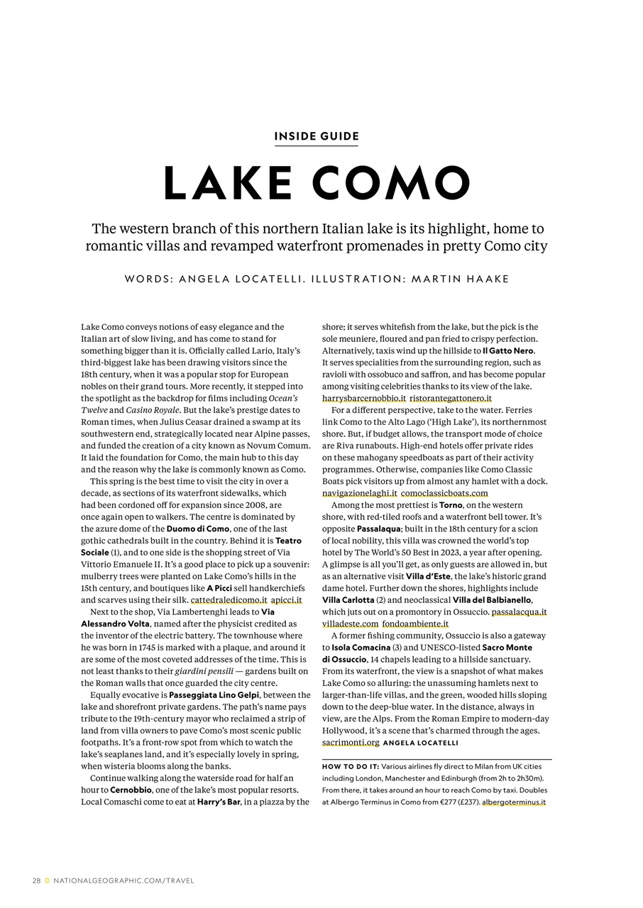 National Geographic Traveller UK Preview Pages