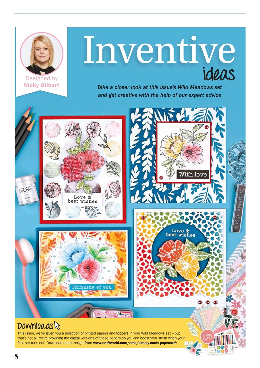 Simply Cards & Papercraft Preview Pages