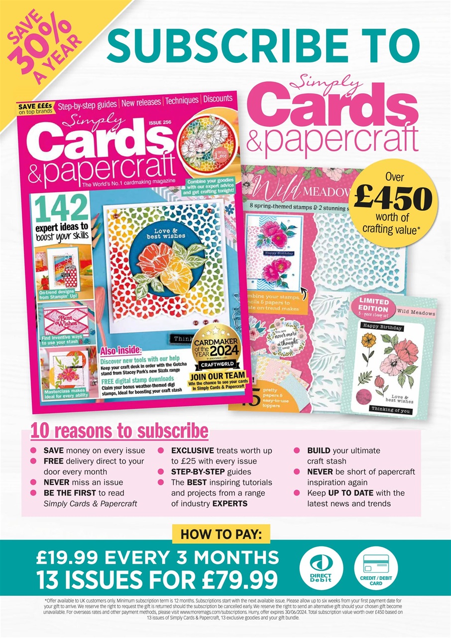 Simply Cards & Papercraft Preview Pages