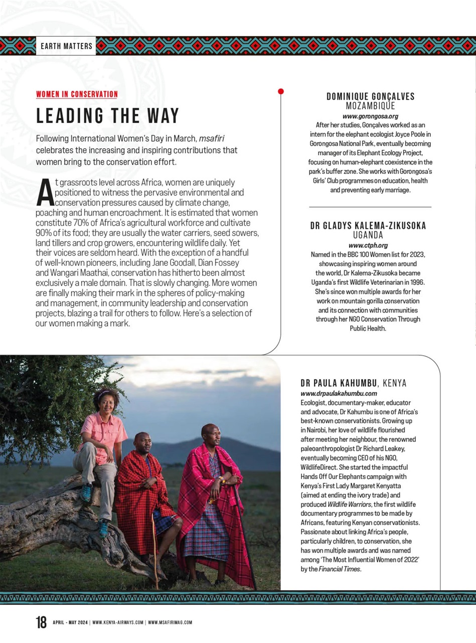 MSAFIRI – Kenya Airways Inflight Preview Pages