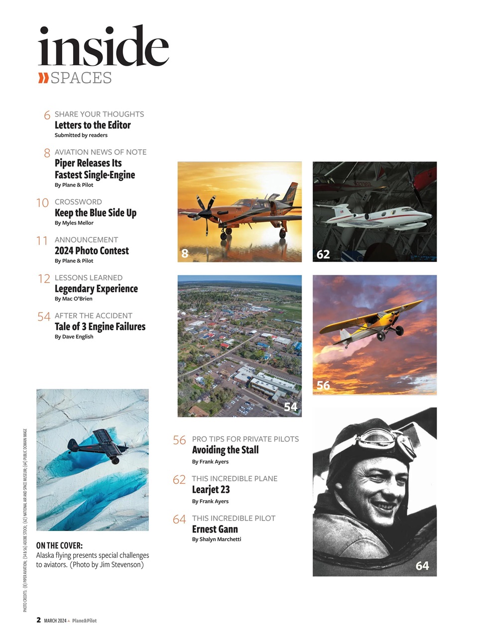 Plane & Pilot Preview Pages