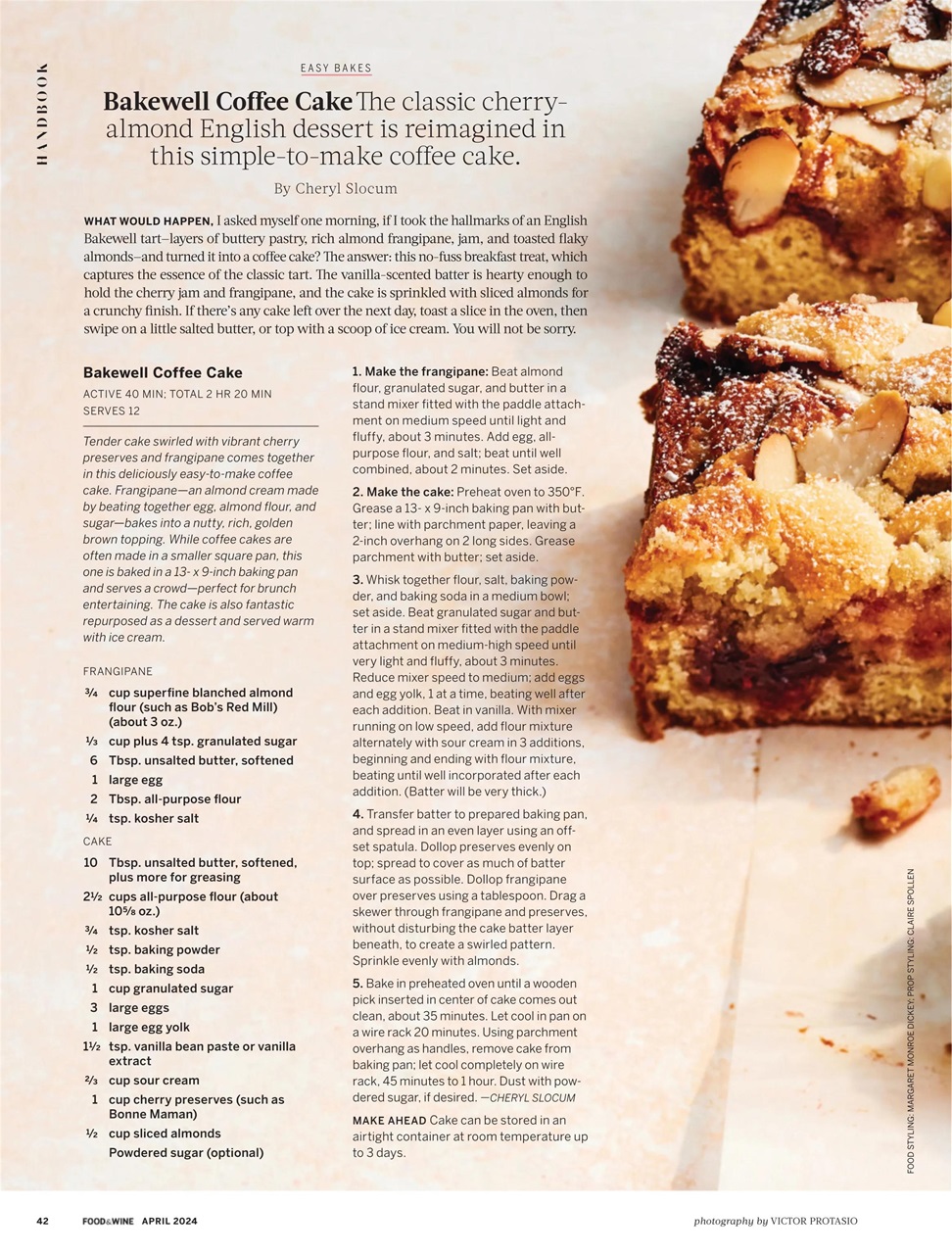 Food & Wine Preview Pages