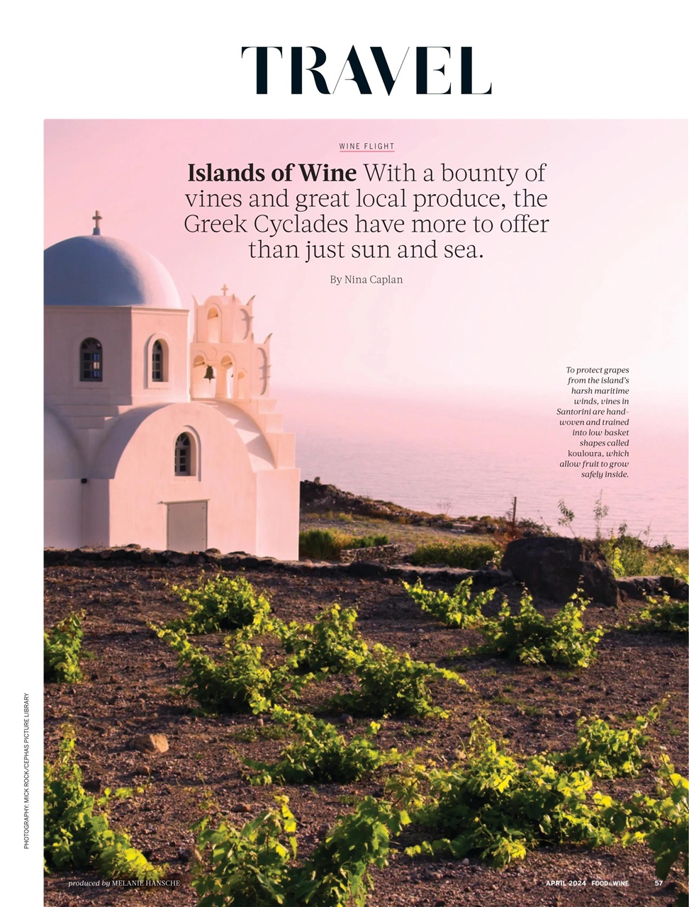 Food & Wine Preview Pages
