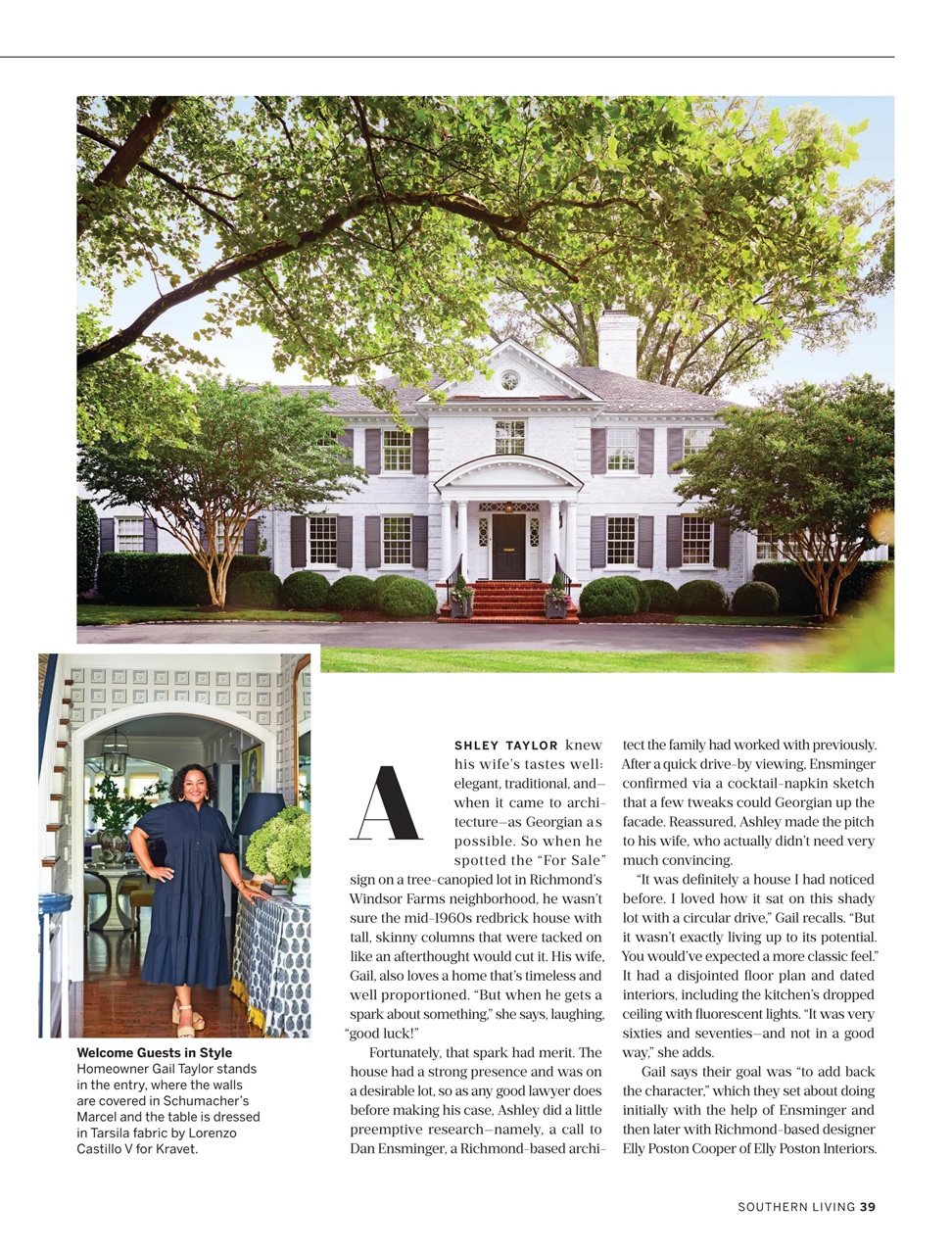 Southern Living Magazine April 2024 Back Issue