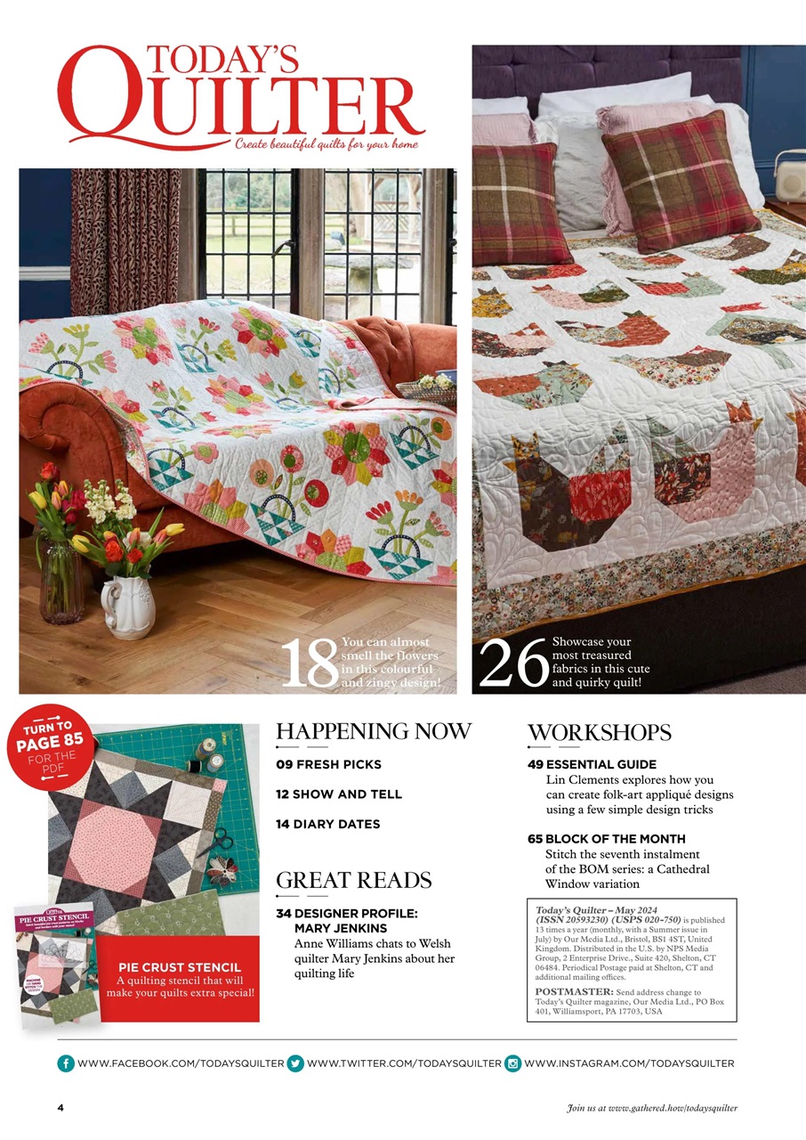 Today’s Quilter Preview Pages