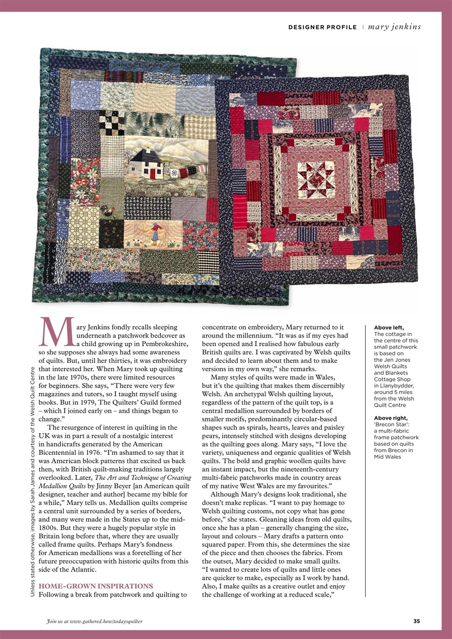 Today’s Quilter Preview Pages