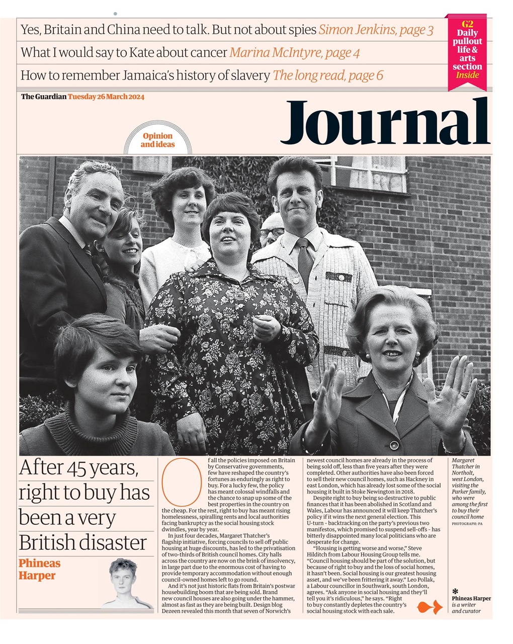 The Guardian Newspaper Preview Pages