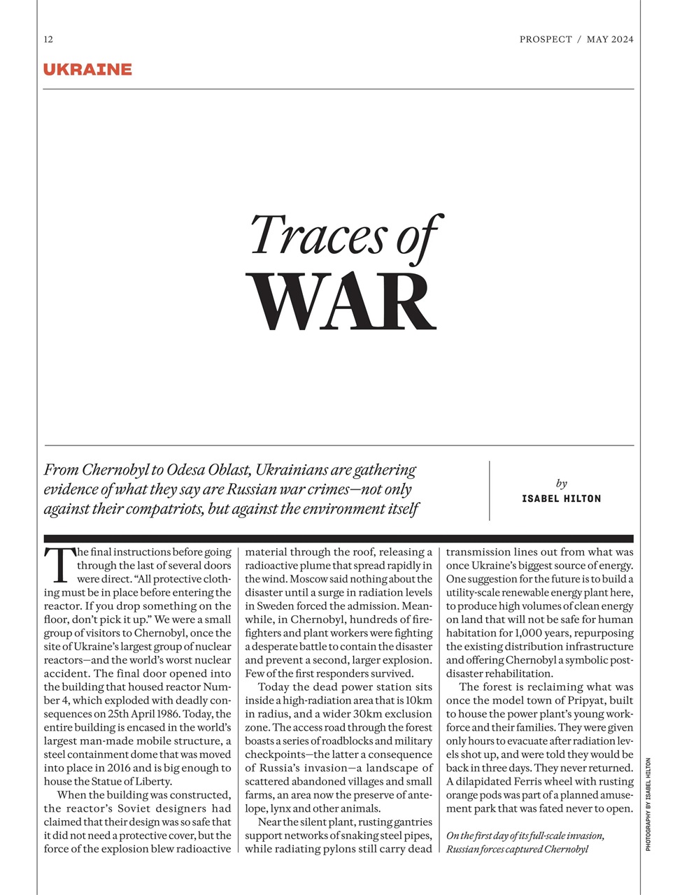 Prospect Magazine Preview Pages