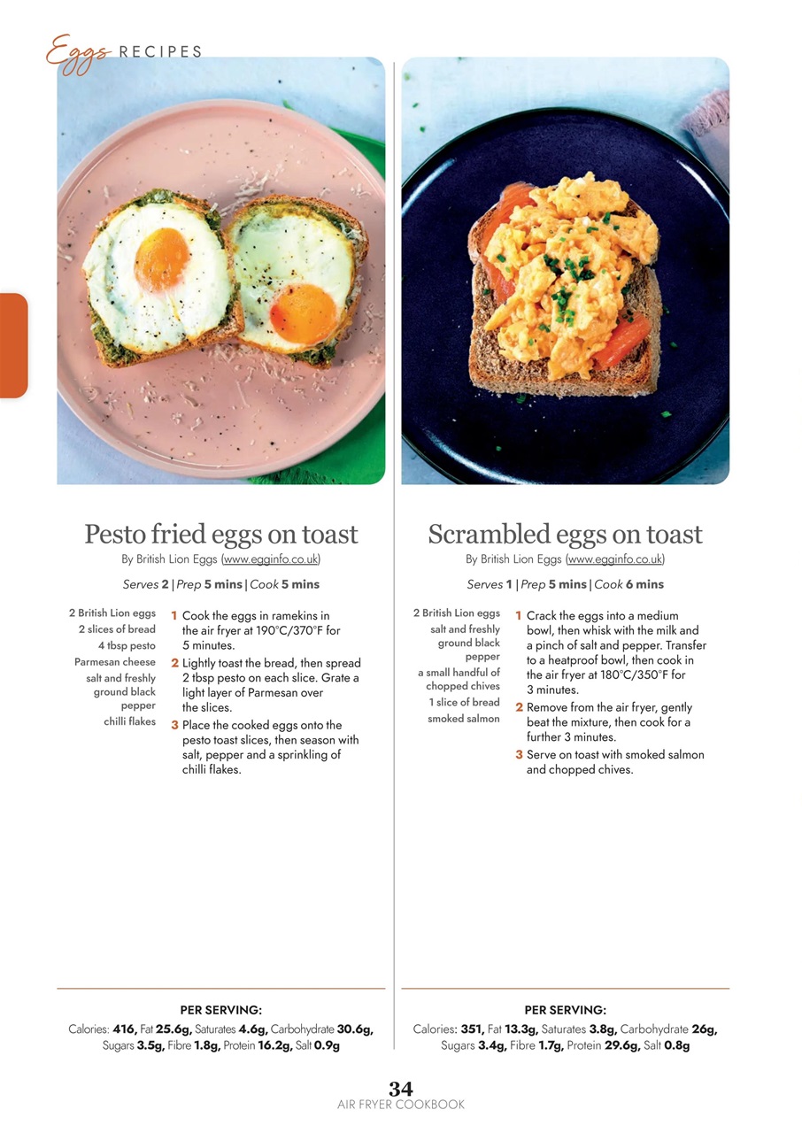 Healthy Eating Preview Pages