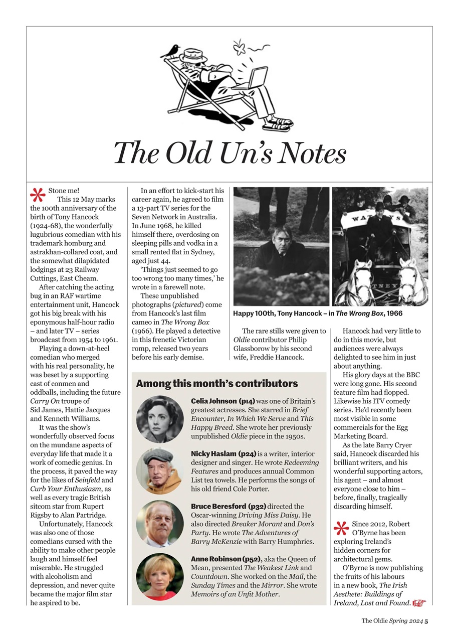 The Oldie Preview Pages