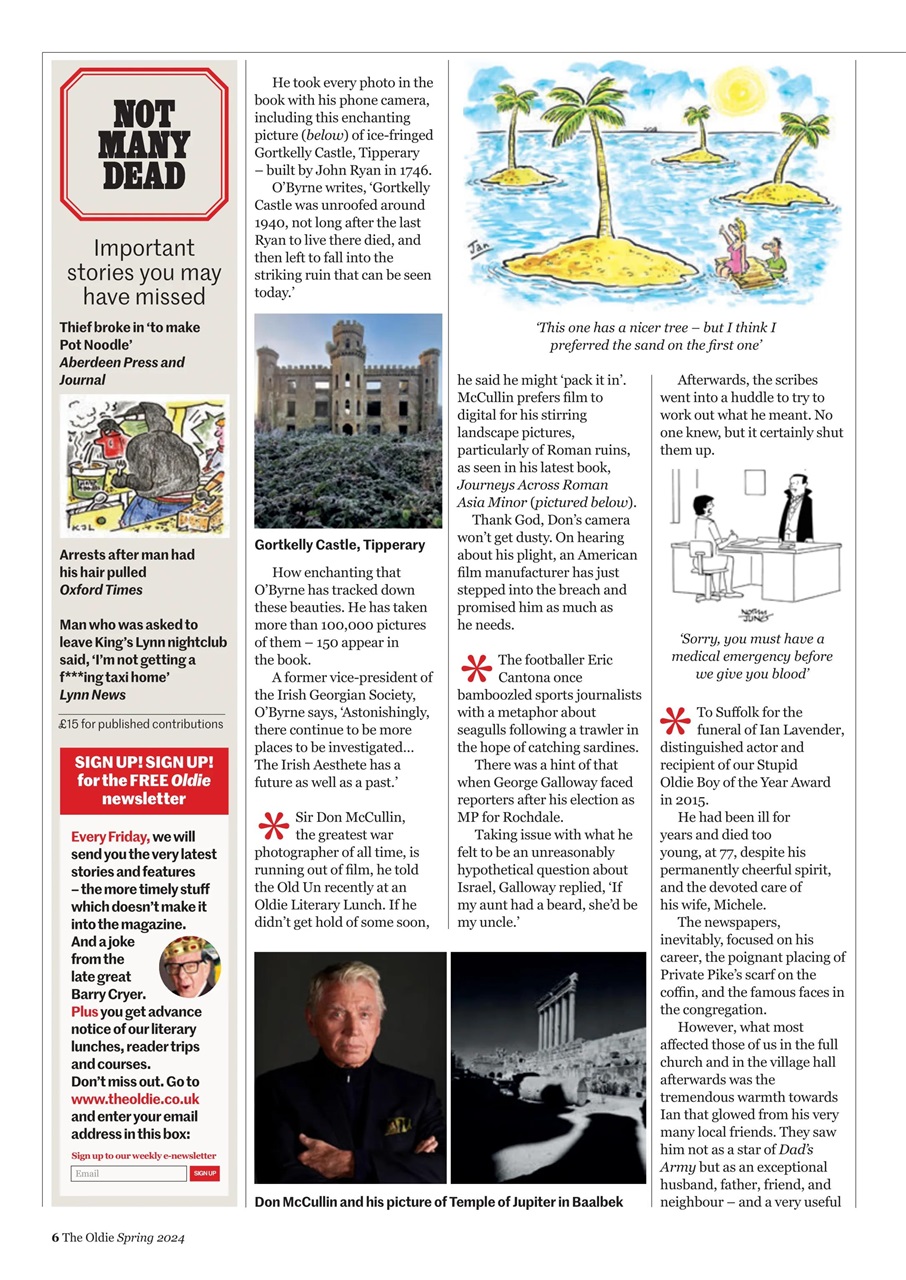 The Oldie Preview Pages