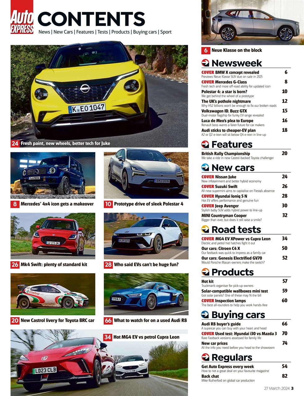 Auto Express Preview Pages
