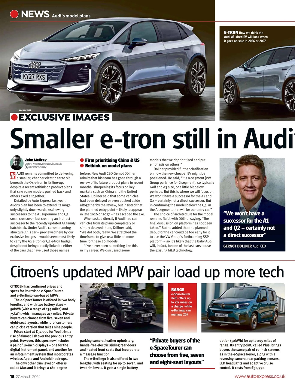Auto Express Preview Pages