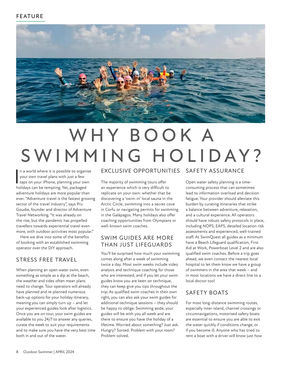 Outdoor Swimmer Preview Pages
