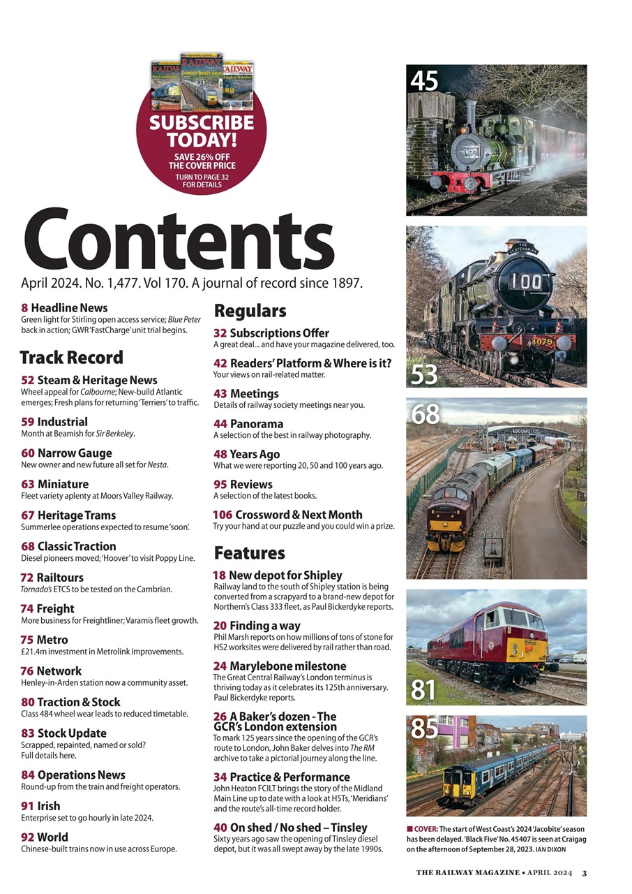 Railway Magazine Preview Pages
