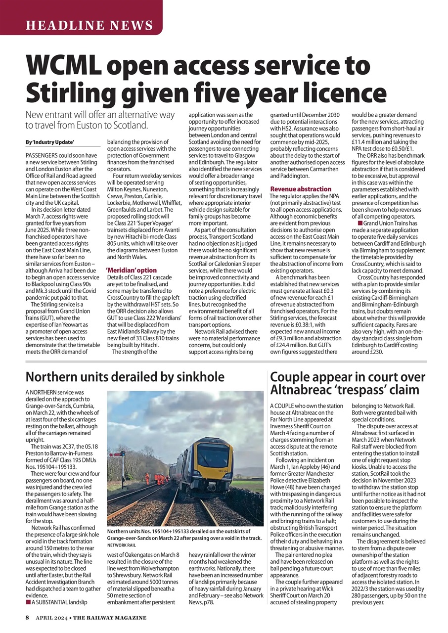 Railway Magazine Preview Pages