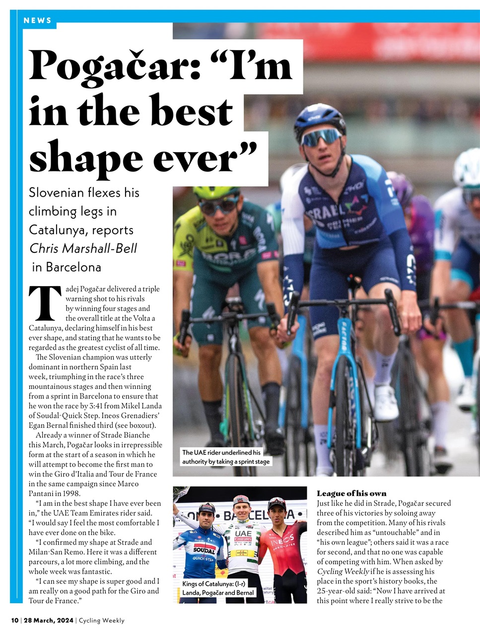Cycling Weekly Preview Pages