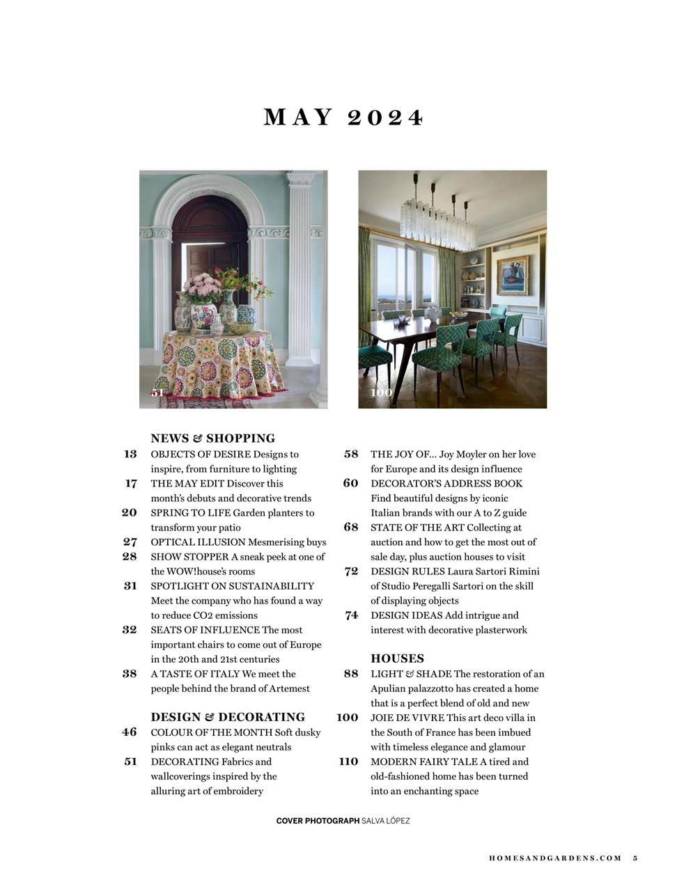 Homes & Gardens Preview Pages