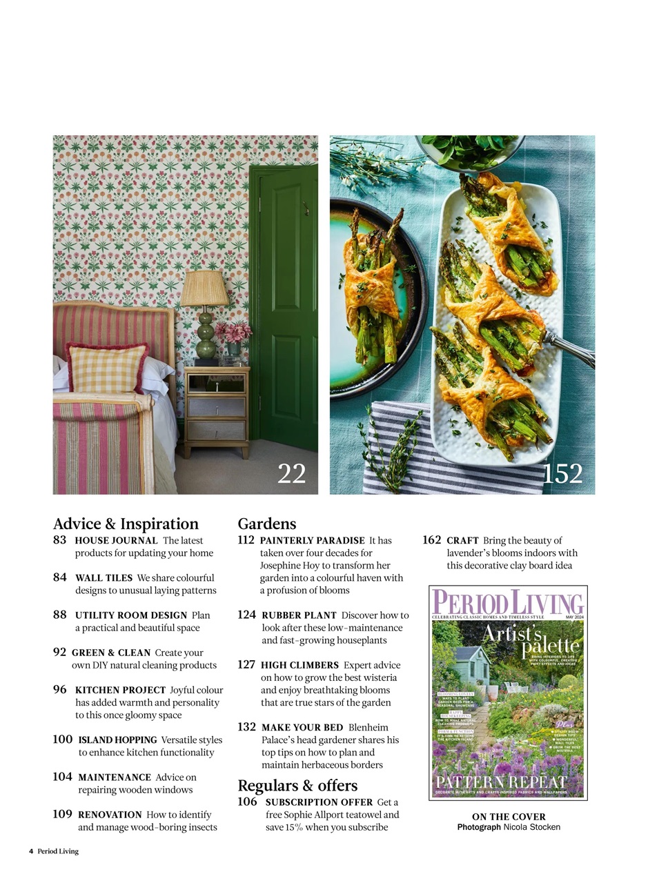 Period Living Magazine Preview Pages
