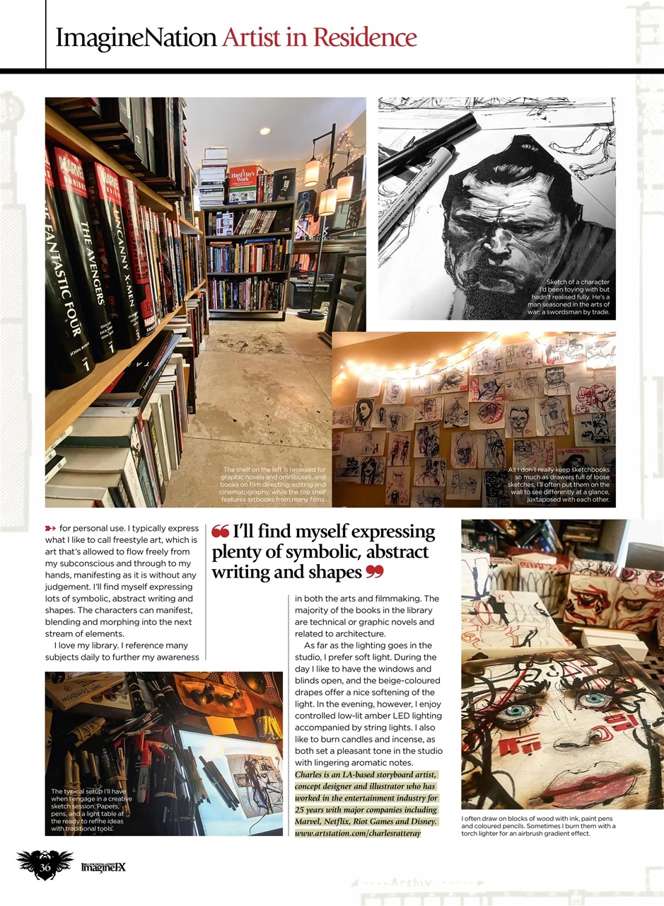 ImagineFX Preview Pages