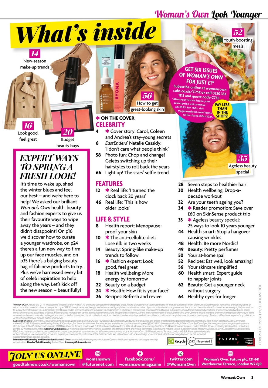 Woman's Own Lifestyle Special Preview Pages