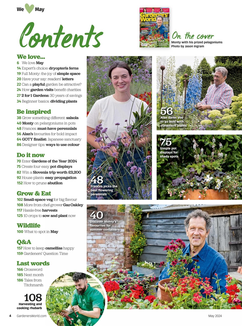 BBC Gardeners’ World Magazine Preview Pages